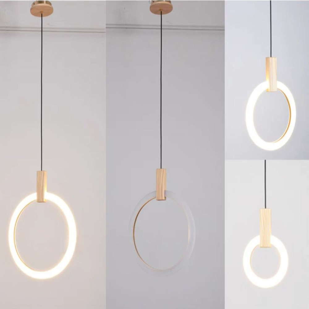 Lustra LED Glowing Pendul, suspendata, 20W, 800lm, alb, cu trei tipuri de lumina