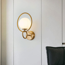 Aplica de perete Chic Glowing, stil minimalist, E27, max60W, auriu