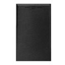 Cadita de baie Minimalist Oasis, 120x70cm, din compozit, cu sifon, negru