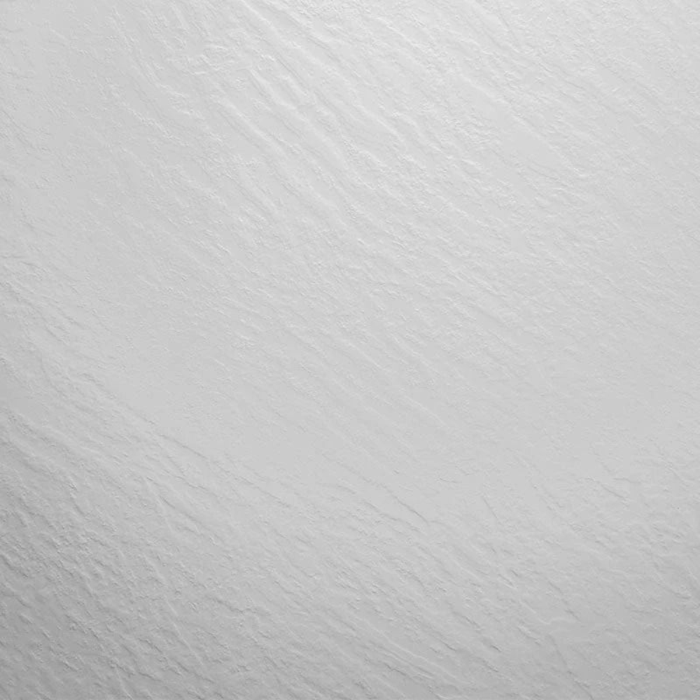 Cadita de baie Minimalist Oasis, 100x80cm, din compozit, cu sifon, alb