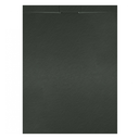 Cadita de baie Smooth Line Design, 100x80cm, din compozit, cu sifon, negru