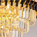Candelabru Prestigious Crystal 600, iluminat modern, E14, auriu