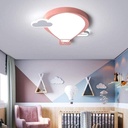 Lustra camera copil Led Cloudy Baloon Pink, 96W 50cm