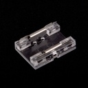 Conector pentru banda LED, latime 8mm, incolor
