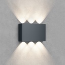 Aplica Led de Perete Vector-B 6x1W 3 tipuri de lumina