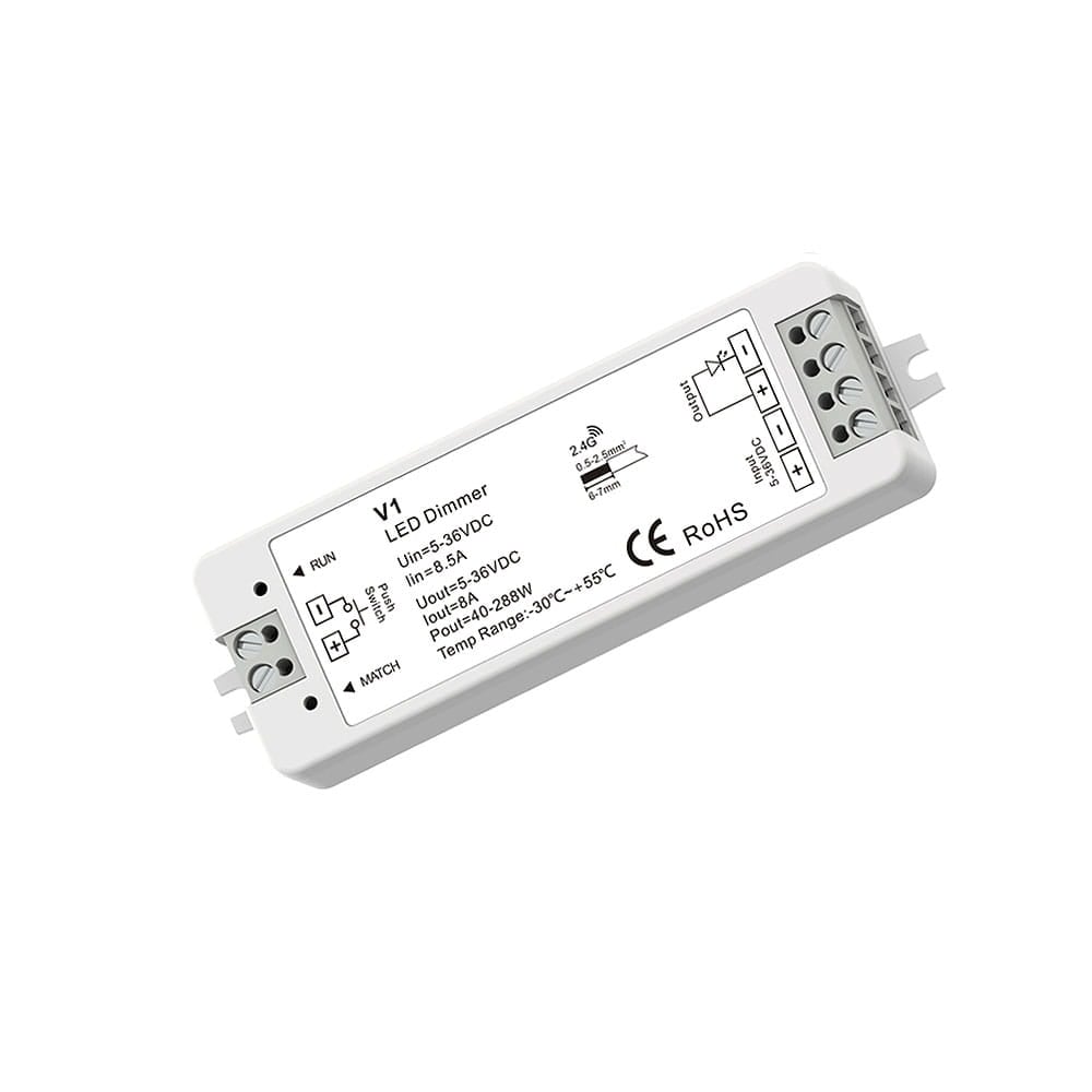 Kit telecomanda pentru benzi LED MONO 12-24V 2,4GHz