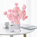 Copacel trandafir , Rose Light, 24 leduri, 50cm, cu USB, roz