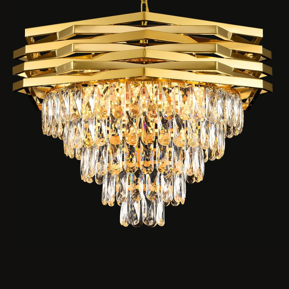 Candelabru Majestic Light 1000, iluminat modern, E14, auriu