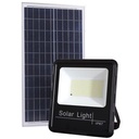Proiector Solar Led 300W, Iluminat Perimeral, cu Panou Solar 6V 20W, Acumulator 20000mA, si Telecomanda, Negru