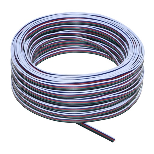 [ALX-18E014] Cablu 5 fire banda led RGBW, 50ml rola