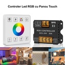 Controller bandaled RGB cu panou touch 5-24V 30A