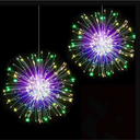 Instalatie de Craciun, Glowing Fireworks, cu 120 leduri, multicolor