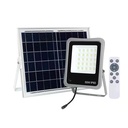 Proiector Led Cu Panou Solar 50W, Cu Telecomanda Lumina Rece,Gri Ip65
